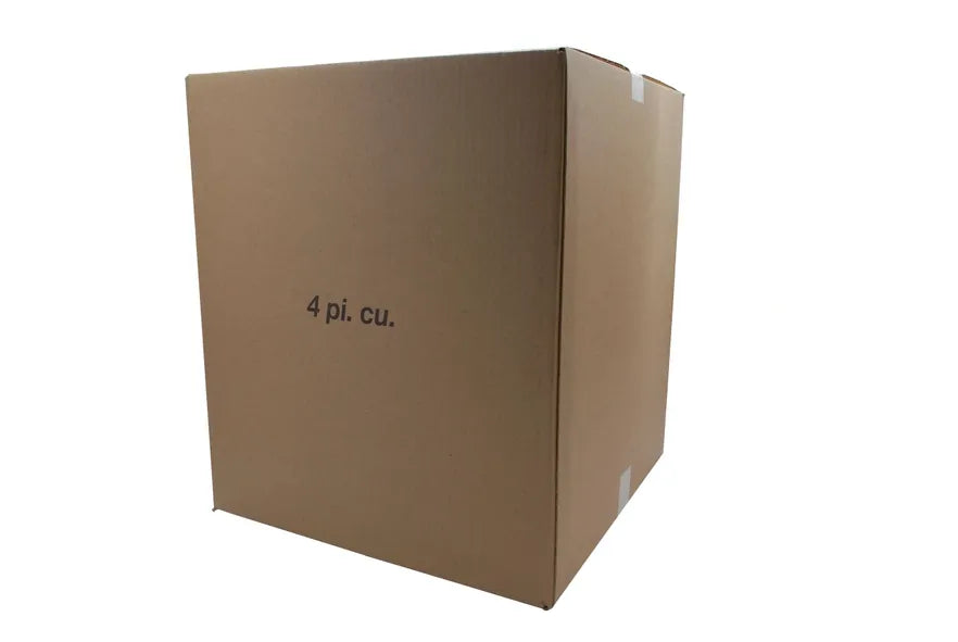Box 4 cubic feet (18 1/4 in X 18 1/4 in X 21 in)