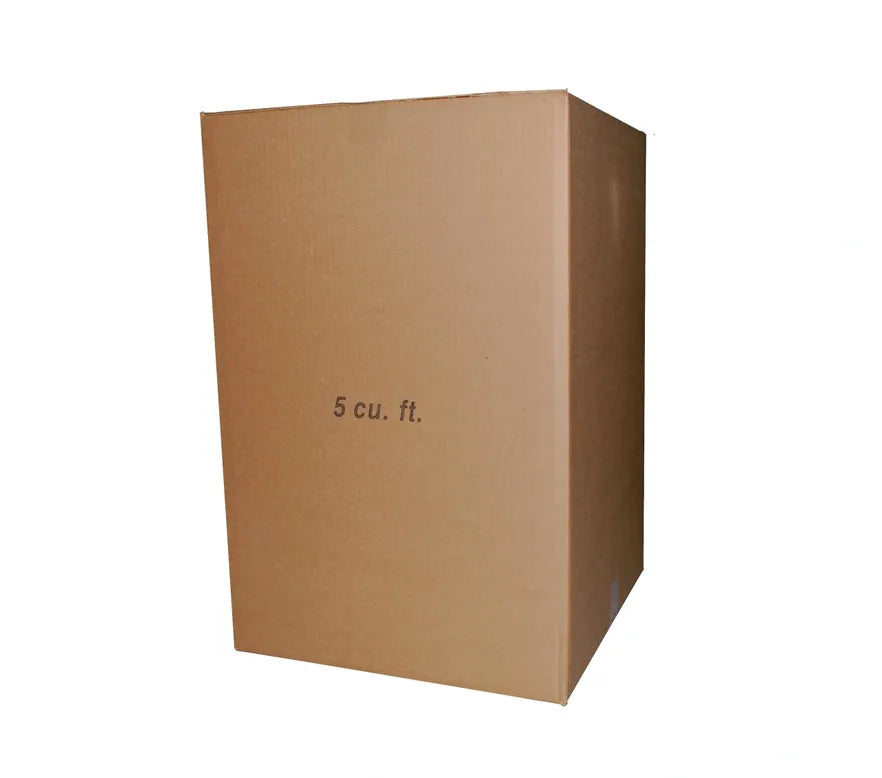 Box 5 cubic feet (18 in X 18 in X 27 in)
