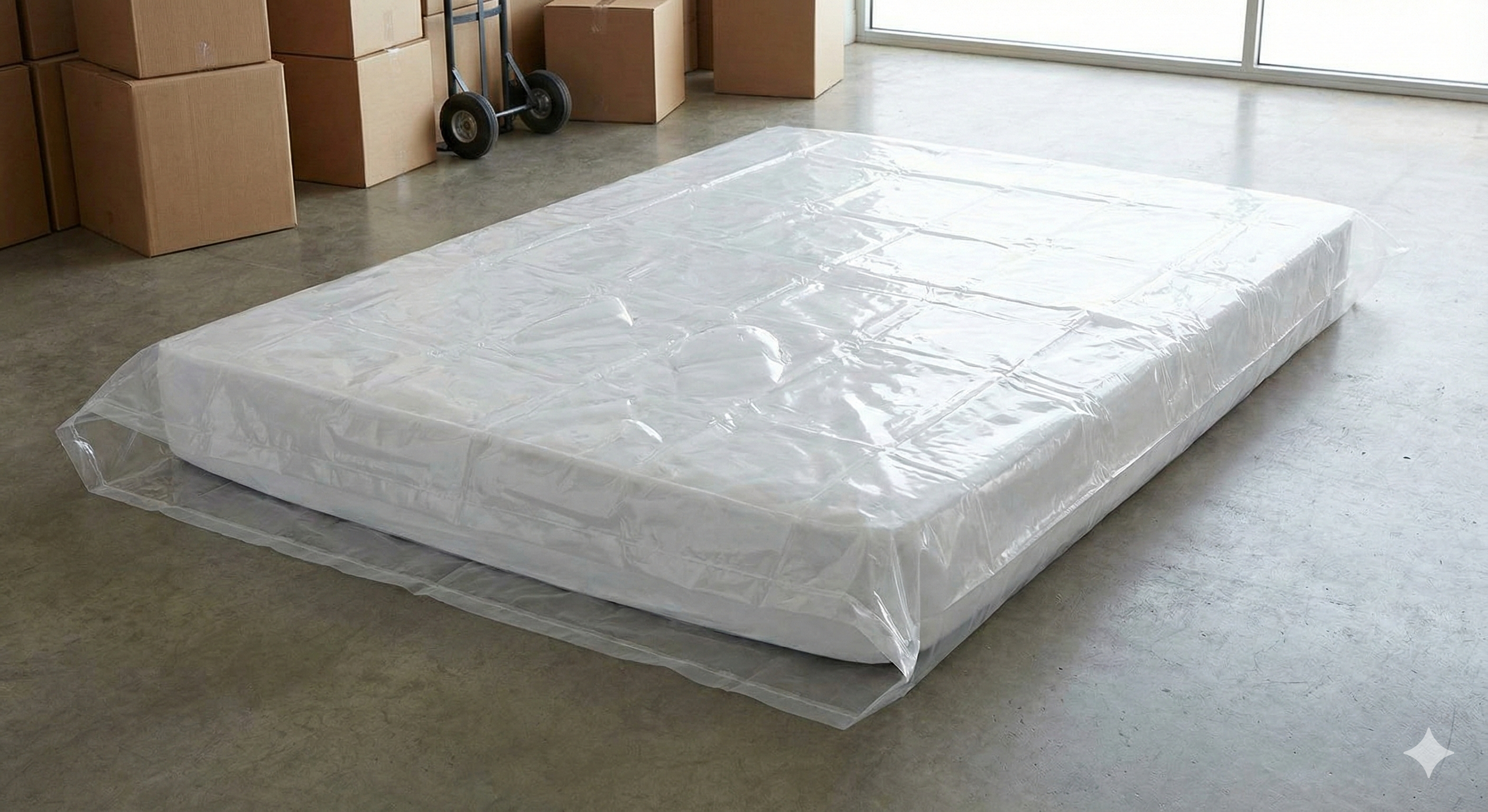 Mattress cover (plastic bag) 70" (king)