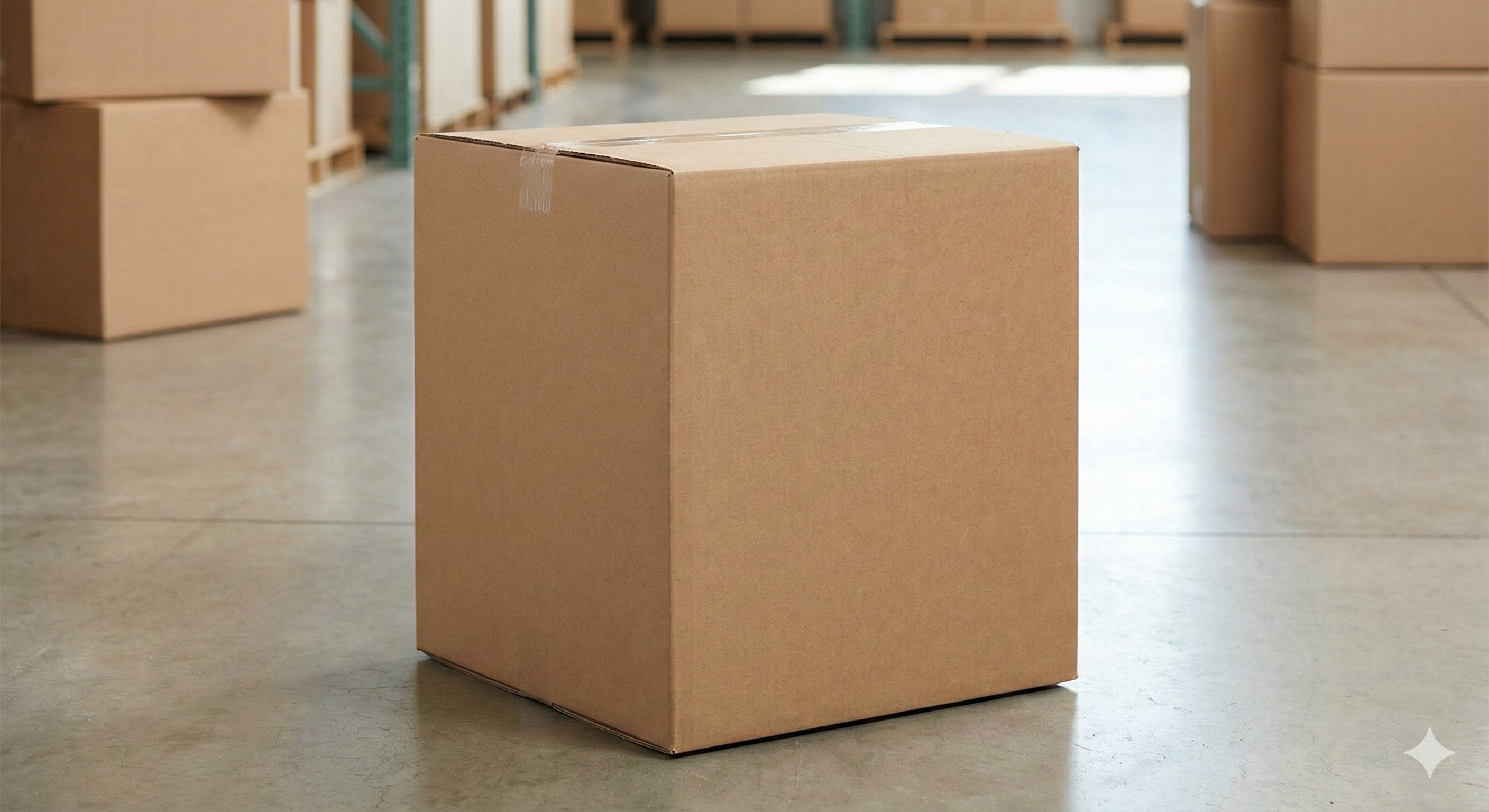 Box 4 cubic feet (18 1/4 in X 18 1/4 in X 21 in)