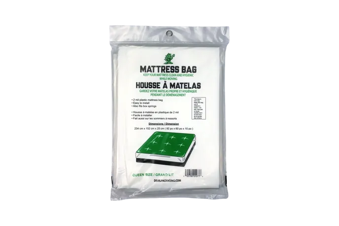 Mattress cover (plastic bag) 60" (queen)